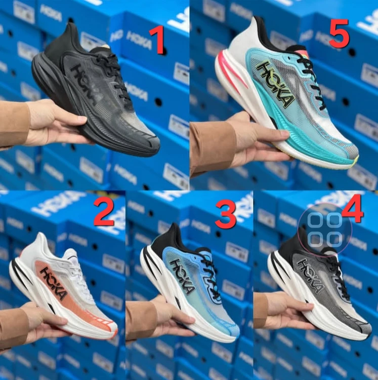 کتونی مردانه ویتنامی هوکا سیلو ایکس وان HOKA Cielo X1 ساخت وارداتی ویتنام ضمانت کیفیت کالا سایز ۴۰ الی ۴۵ کیفیت مسترکوالیتی درجه ۱