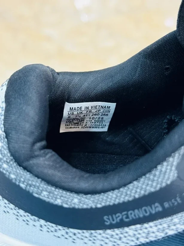 کتونی آدیداس مردانه سوپرنوا رایز ۳/Adidas Supernova Rise 3/ساخت ویتنام/سایز ۴۰ الی ۴۵/فروش تکی و عمده ضمانت اصالت کالا کیفیت مسترکوالیتی درجه ۱