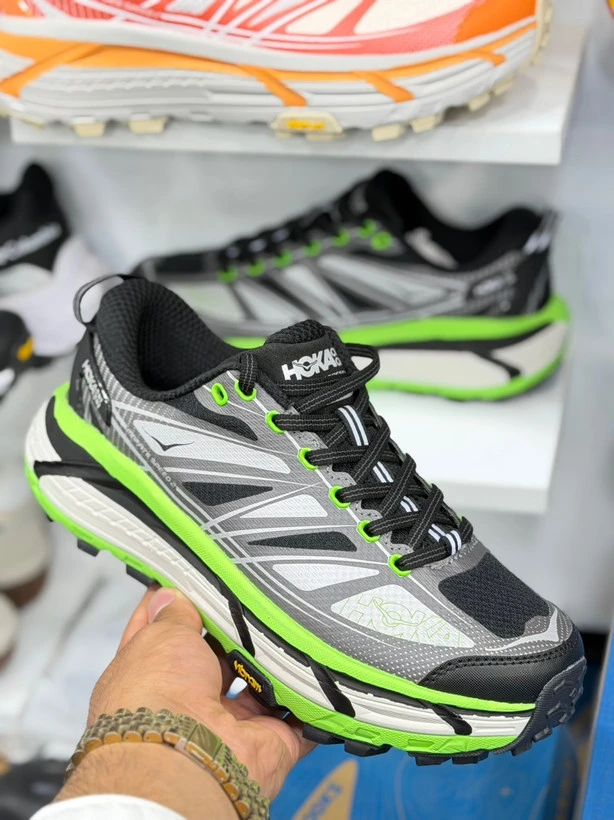 کتونی تریل رانینگ و طبیعت گردی هوکا مافات اسپید۲ مسترکوالیتی درجه ۱ ،HOKA Mafate Speed  ۲ساخت ویتنام وارداتی سایز 3۸الی ۴۵ فروش تکی و عمده ضمانت کیفیت کالا