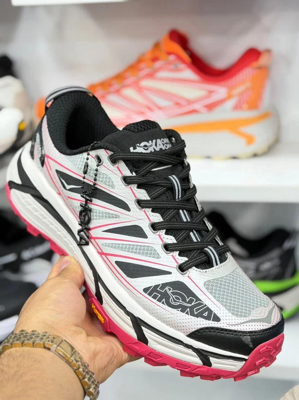 کتونی تریل رانینگ و طبیعت گردی هوکا مافات اسپید۲ مسترکوالیتی درجه ۱ ،HOKA Mafate Speed  ۲ساخت ویتنام وارداتی سایز 3۸الی ۴۵ فروش تکی و عمده ضمانت کیفیت کالا