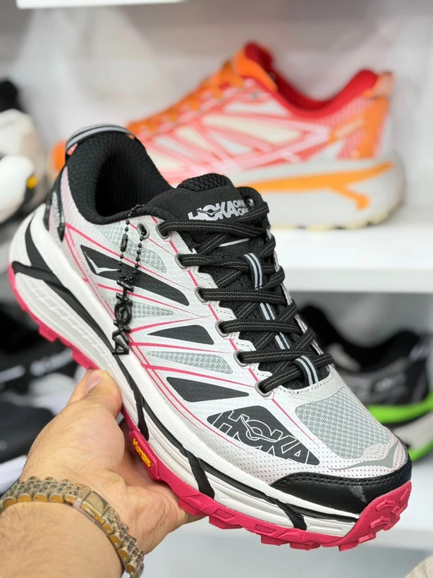 کتونی تریل رانینگ و طبیعت گردی هوکا مافات اسپید۲ مسترکوالیتی درجه ۱ ،HOKA Mafate Speed ۲ساخت ویتنام وارداتی سایز 3۸الی ۴۵ فروش تکی و عمده ضمانت کیفیت کالا