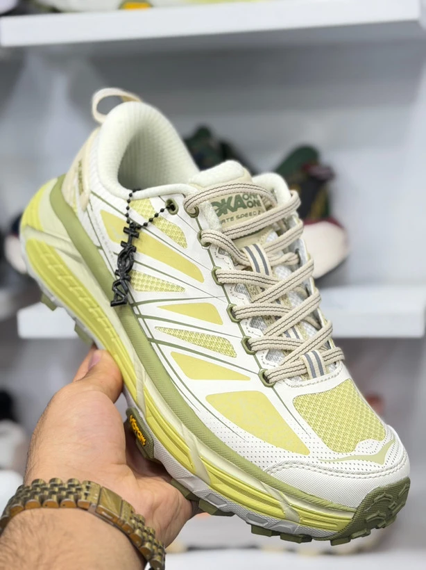 کتونی تریل رانینگ و طبیعت گردی هوکا مافات اسپید۲ مسترکوالیتی درجه ۱ ،HOKA Mafate Speed  ۲ساخت ویتنام وارداتی سایز 3۸الی ۴۵ فروش تکی و عمده ضمانت کیفیت کالا