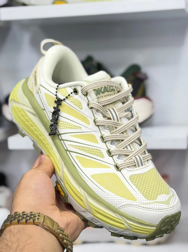 کتونی تریل رانینگ و طبیعت گردی هوکا مافات اسپید۲ مسترکوالیتی درجه ۱ ،HOKA Mafate Speed ۲ساخت ویتنام وارداتی سایز 3۸الی ۴۵ فروش تکی و عمده ضمانت کیفیت کالا