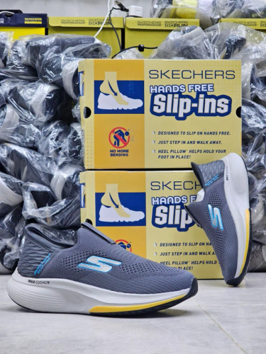 کتونی مردانه اسکیچرز بدون بند مکس کوشن/ Skechers Max Cushioningسایز 40 الی 45ساخت ویتنام وارداتی ضمانت کیفیت کالا/فروش تکی و عمده