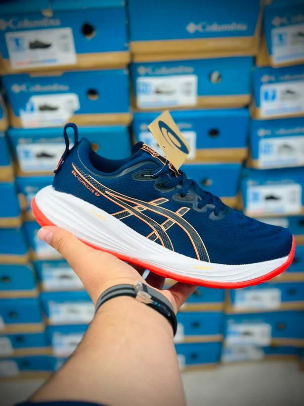 کتونی مسترکوالیتی اسیکس ژل کومولوس ۲۷ Asics Gel Columbus ساخت ویتنام وارداتی سایز۴۰الی۴۵/فروش تکی و عمده/تضمین کیفیت کالا