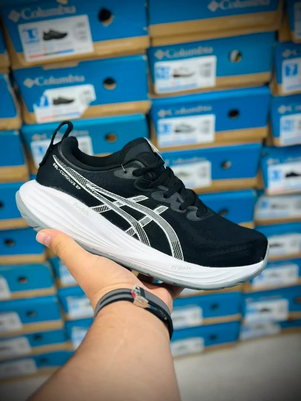 کتونی مسترکوالیتی اسیکس ژل کومولوس ۲۷ Asics Gel Columbus ساخت ویتنام وارداتی سایز۴۰الی۴۵/فروش تکی و عمده/تضمین کیفیت کالا