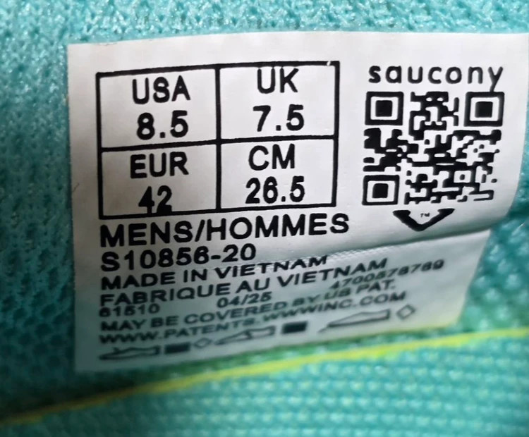 کتونی مردانه ساکونی اندورفین ریفت saucony endorphin rift/ساخت ویتنام وارداتی/سایز ۴۰ الی ۴۵/ضمانت کیفیت کالا/سایز ۴۰ الی ۴۵/فروش تکی و عمده