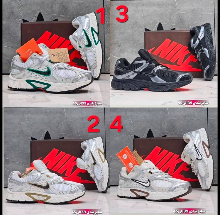 کتونی اسپرت نایک وی فایو کی  ساخت ویتنام Nike v5k run سایز ۳۹ الی ۴۵ ضمانت کیفیت کالا فروش تکی و عمده مسترکوالیتی a درجه یک در رنگبندی مختلف
