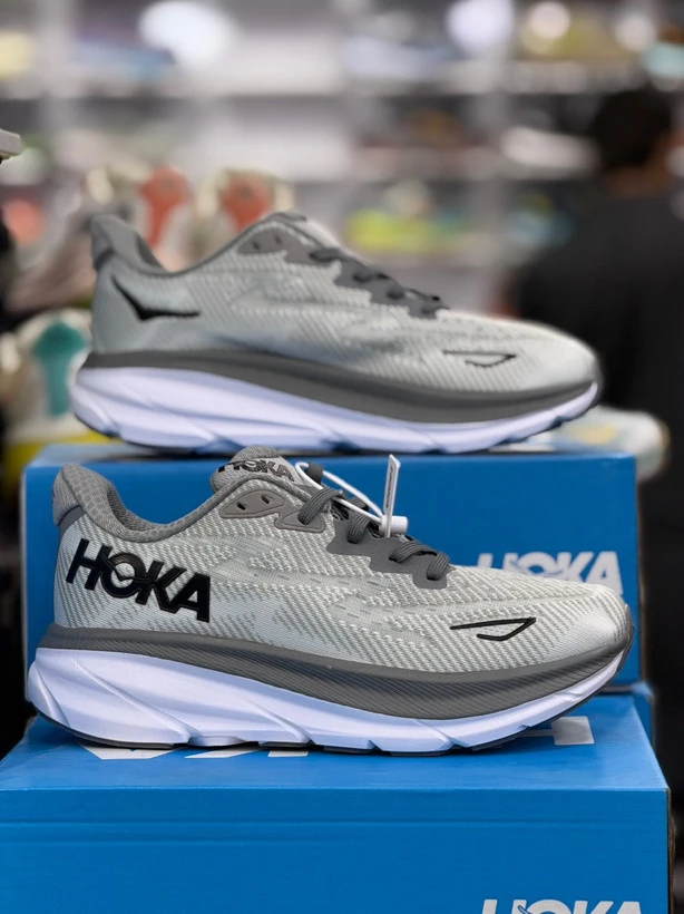خرید هوکا کلیفتون 9 مسترکوالیتی درجه ۱/Hoka Clifton 9/ساخت ویتنام وارداتی/سایز 40الی ۴۵/فروش تکی و عمده ضمانت کیفیت کالا