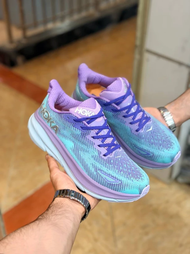 کتونی هوکا کلیفتون ۹ / Hoka Clifton 9 / ساخت ویتنام وارداتی / سایز 40الی ۴۵ / فروش تکی و عمده / ضمانت کیفیت کالا