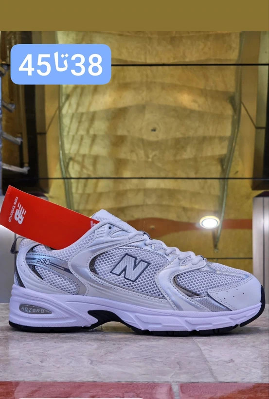 کتونی اسپرت / نیوبالانس ۵۳۰ / Newbalance 530 /پیاده رویی و روزمره/ سایز۳۷ الی ۴۵/ساخت ویتنام وارداتی/ فروش تکی و عمده/ ضمانت کیفیت کالا