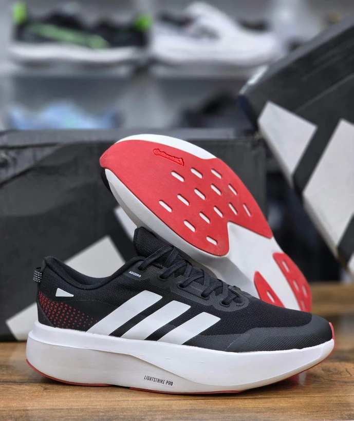 کتونی رانینگ / آدیداس آدی‌ زیرو لایت‌ استرایک پرو / Adidas Adizero Lightstrike Pro / ساخت ویتنام وارداتی /  سایز ۴۰ الی ۴۵ / فروش تکی و عمده / ضمانت کیفیت کالا