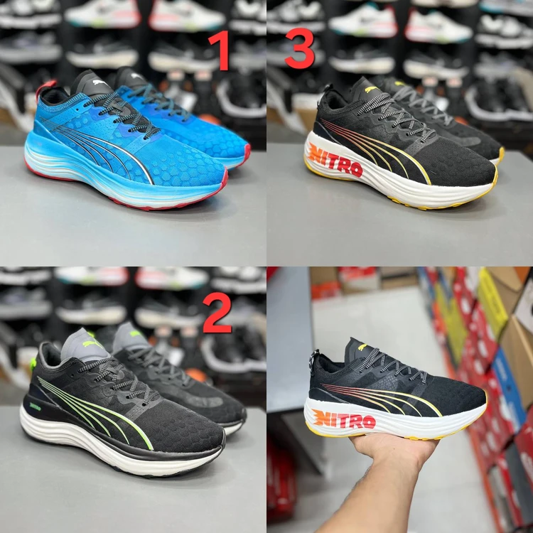 کتونی پوما نیترو /  Puma Forever Run NITRO / ساخت ویتنام وارداتی  / سایز۴۰ الی ۴۵ /  فروش تکی و عمده / ضمانت کیفیت کالا