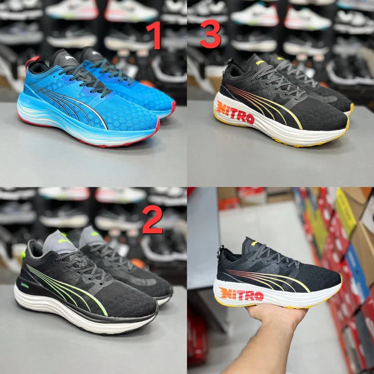 کتونی پوما نیترو / Puma Forever Run NITRO / ساخت ویتنام وارداتی / سایز۴۰ الی ۴۵ / فروش تکی و عمده / ضمانت کیفیت کالا