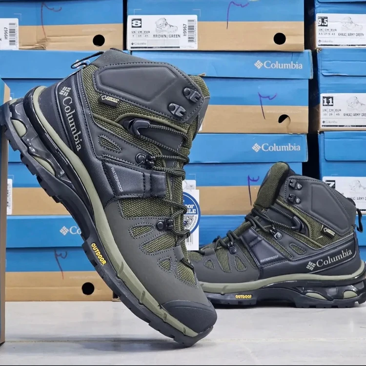 کلمبیا کوهنوردی ضدآب / Columbia Gore-Tex Waterproof /  ساخت ویتنام زیره ویبرام گورتکس /  سایز ۴۰ تا ۴۵ /  فروش عمده و تک