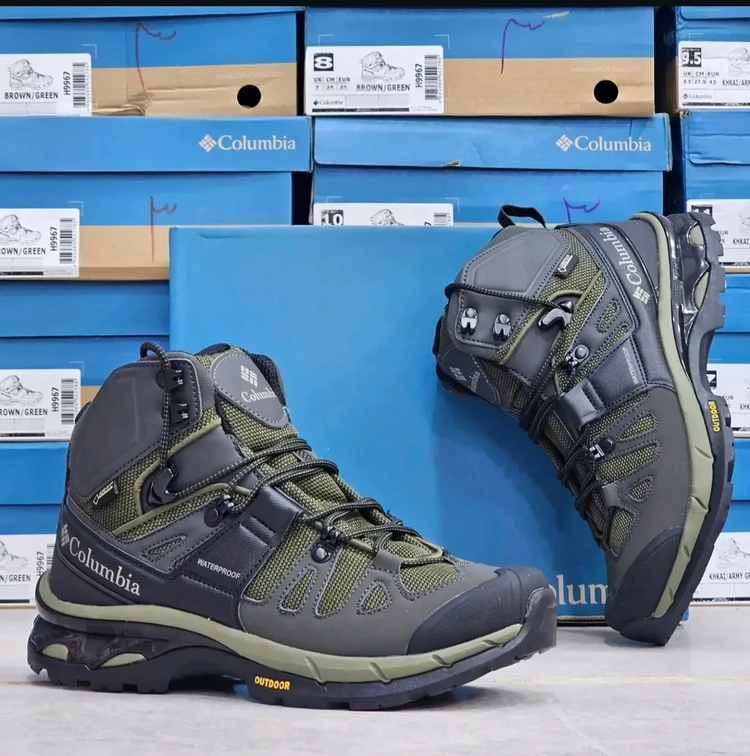 کلمبیا کوهنوردی ضدآب / Columbia Gore-Tex Waterproof /  ساخت ویتنام زیره ویبرام گورتکس /  سایز ۴۰ تا ۴۵ /  فروش عمده و تک