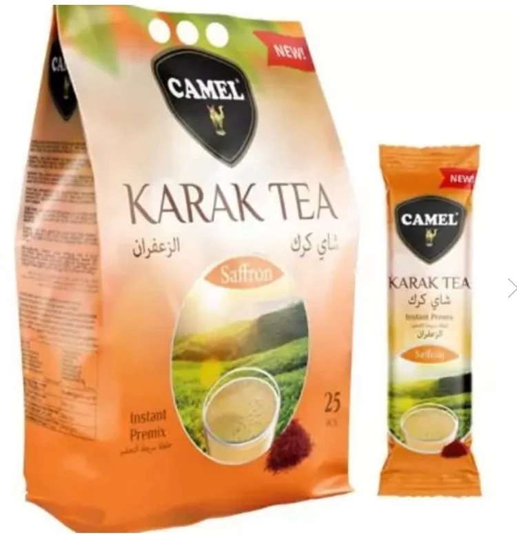 چای اورجینال / کرک کمل با طعم زعفران/  ۵۰۰ گرم /  ۲۵ ساشه / kARAK TEA