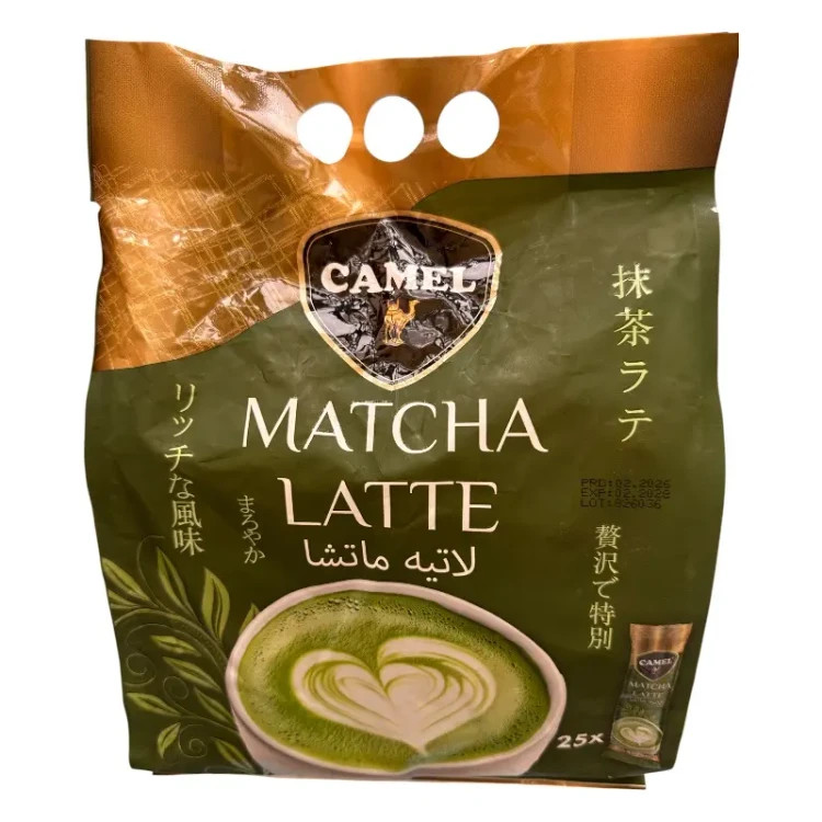 ماچالاته / فوری کمل ۲۵ عددی / Matcha Lattek /فروش تکی و عمده/تضمین اصالت کالا