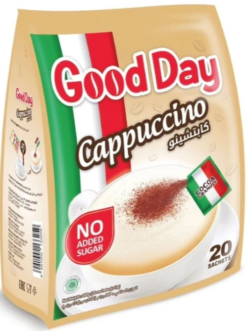 کاپوچینو رژیمی گود دی / ۲۰ ساشه / GOOD DAY CAPPUCCINO