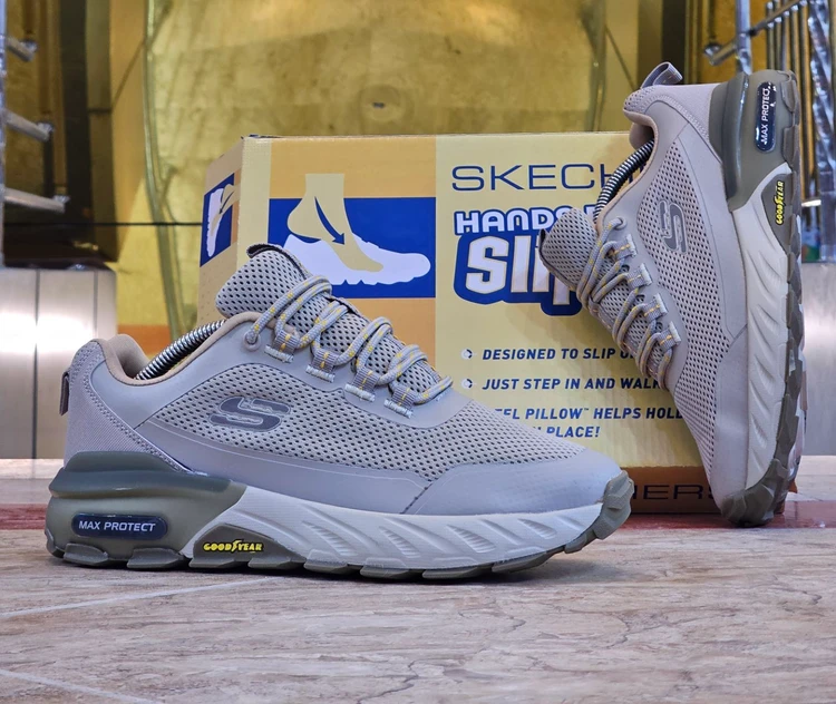 کتونی اسکیچرز پروتکت / Skechers Max Protect Goodyear / ساخت ویتنام وارداتی /  سایز ۴۰ الی ۴۵ /  بالاترین کیفیت درجه ۱/ضمانت کیفیت کالا/فروش تکی و عمده