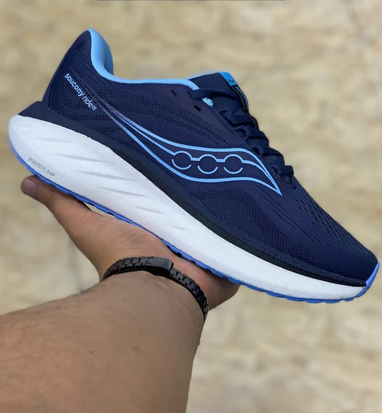 کتونی رانینگ ساکونی راید ۱۸ / Saucony Ride 18 / ضمانت کیفیت کالا / ساخت ویتنام وارداتی / فروش تکی و عمده / سایز۴۰ الی ۴۵