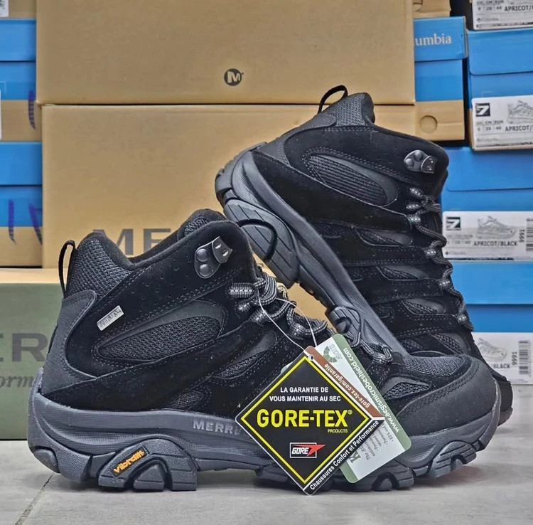 نیم بوت مرل/ Moab Mid GORE-TEX / با زیره ویبرام اصل ویتنام / مرل گورتکس / سایز ۴۰_۴۱_۴۲_۴۳_۴۴_۴۵ / ضمانت کیفیت کالا