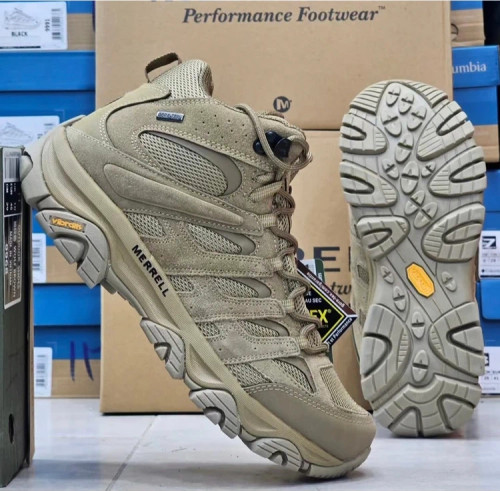 نیم بوت مرل/ Moab Mid GORE-TEX / با زیره ویبرام اصل ویتنام / مرل گورتکس / سایز ۴۰_۴۱_۴۲_۴۳_۴۴_۴۵ / ضمانت کیفیت کالا