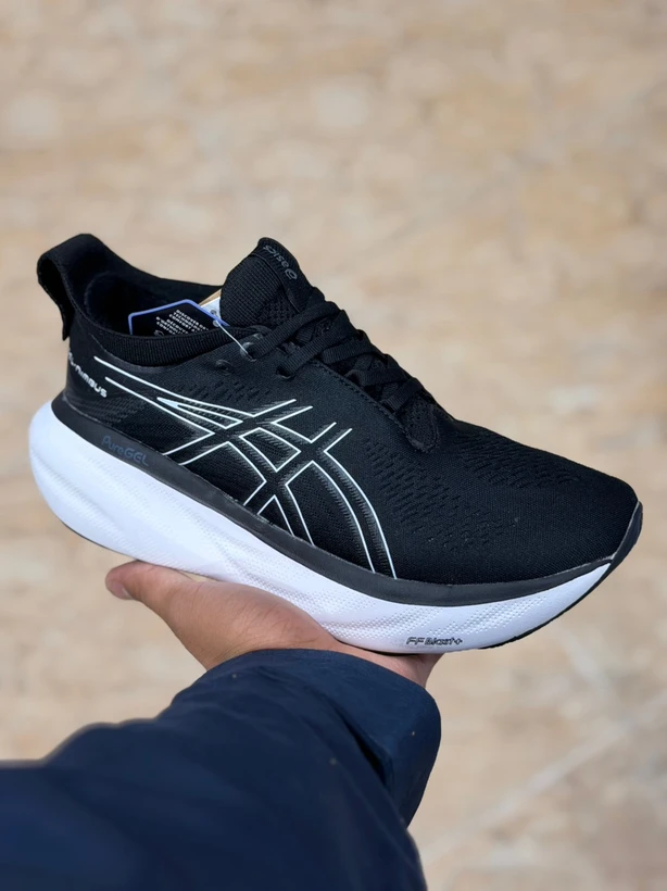 کتونی اسیکس ژل نیمباس ۲۵ / مسترکوالیتی / Asics Gel Nimbus 25 / ساخت وارداتی ویتنام / سایز ۴۰ تا ۴۵ /پایین ترین قیمت در ایران / ضمانت کیفیت کالا